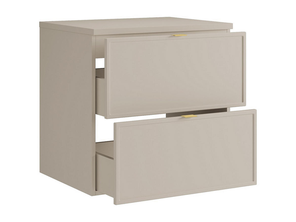 WASCHBECKENUNTERSCHRANK - 60 cm x 45 cm - holz - beige Ondil - Beige, Holz (60/60/45cm) - Vente-Unique