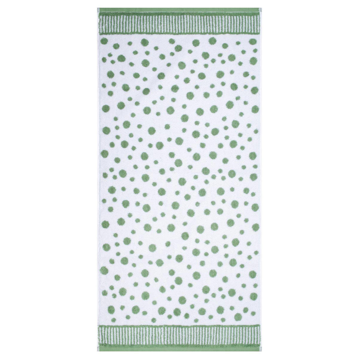 FROTTIERSET Punkte allover 6-teilig - Grün, Textil (50/100cm) - Ross