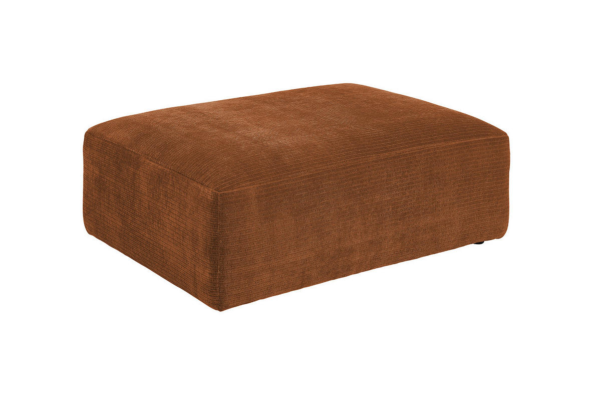 SOFA SITZELEMENT SEPHI Braun Cord - Rotbraun/Dunkelbraun, Kunststoff/Textil (107/39/82cm) - KAWOLA