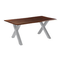 ESSTISCH ROXANA - Kastanienfarben/Beige, Holz (100/200/77cm) - SAM