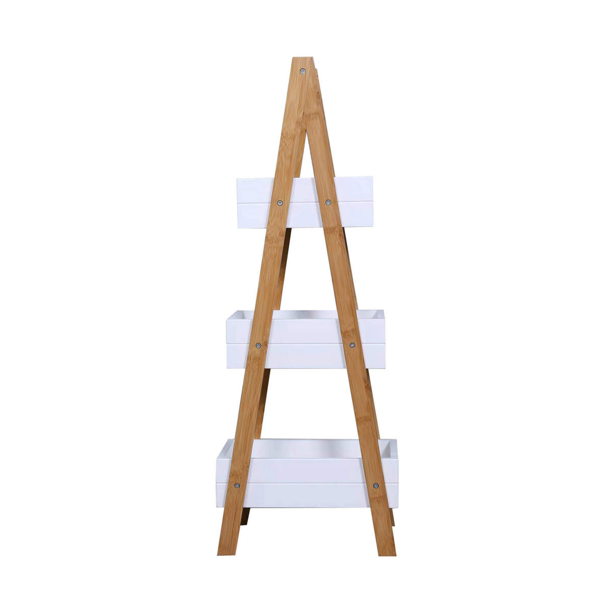 BADEZIMMERREGAL Weiß 30/21/81 cm - Weiß, Holzwerkstoff (30/81/21cm) - Mobili Rebecca