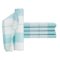 GESCHIRRTÜCHER 50x70 cm im 12er Set aus 100% Baumwolle, Küchentücher Aqua - Hellblau, Textil (50/70cm) - Carpe Sonno