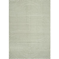 TEPPICH Outdoor Geometrisch MEZEN Polypropylen Grün 120 x 160 cm - Grün, Textil (120/160cm) - KADIMA DESIGN