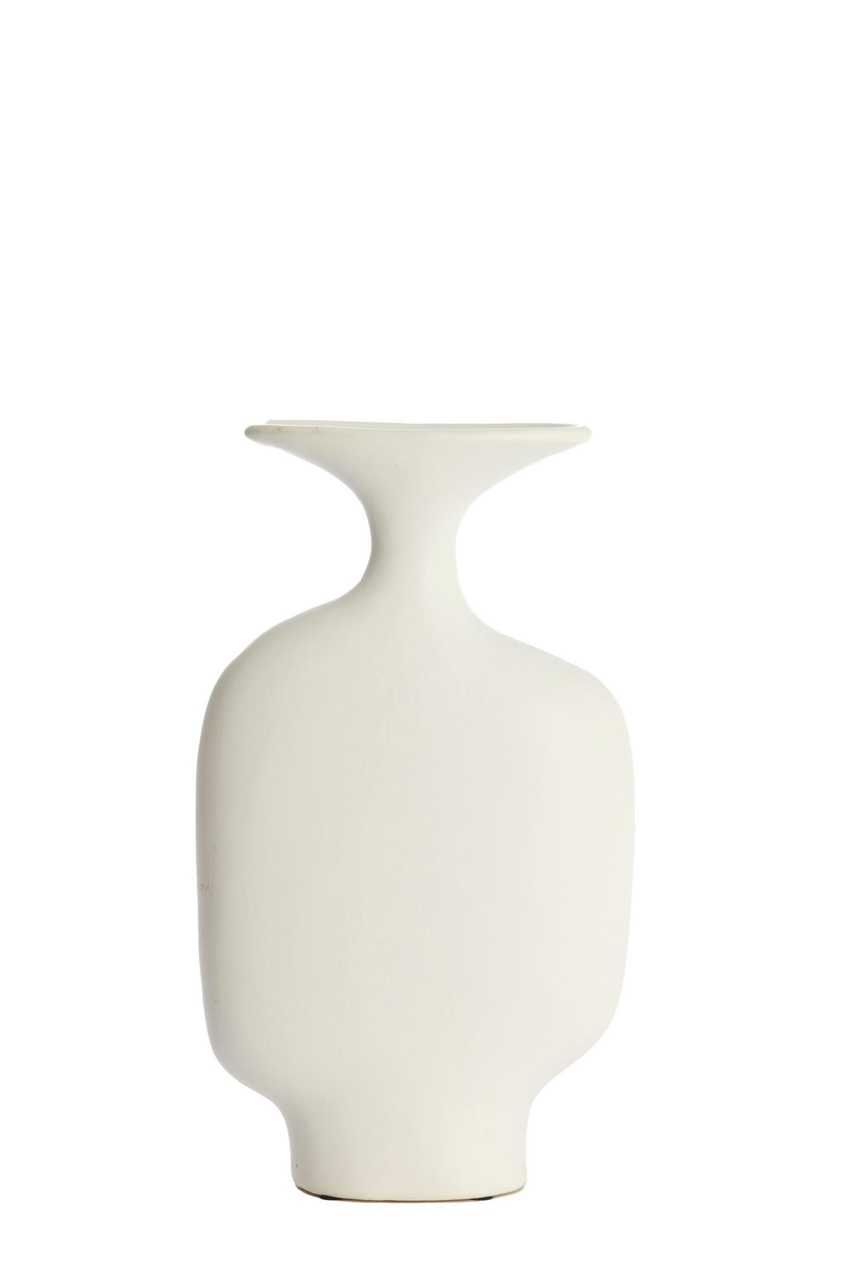 VASE Trovo - Weiß - 22.5/8/27 cm - Weiß, Keramik (27cm) - Light & Living