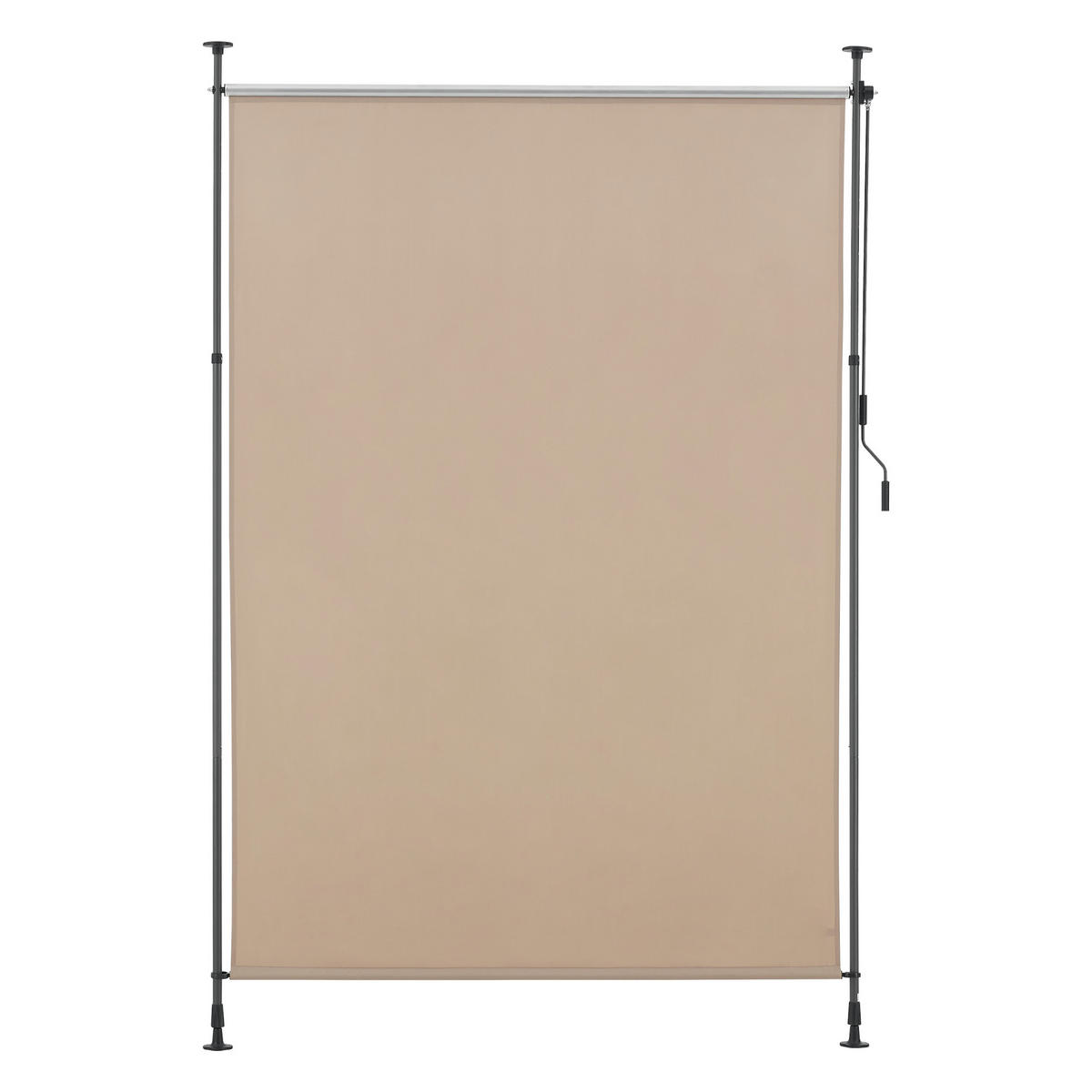 AUSSENROLLO Cimarra - Sandfarben, Textil/Metall (200/270cm) - pro.tec