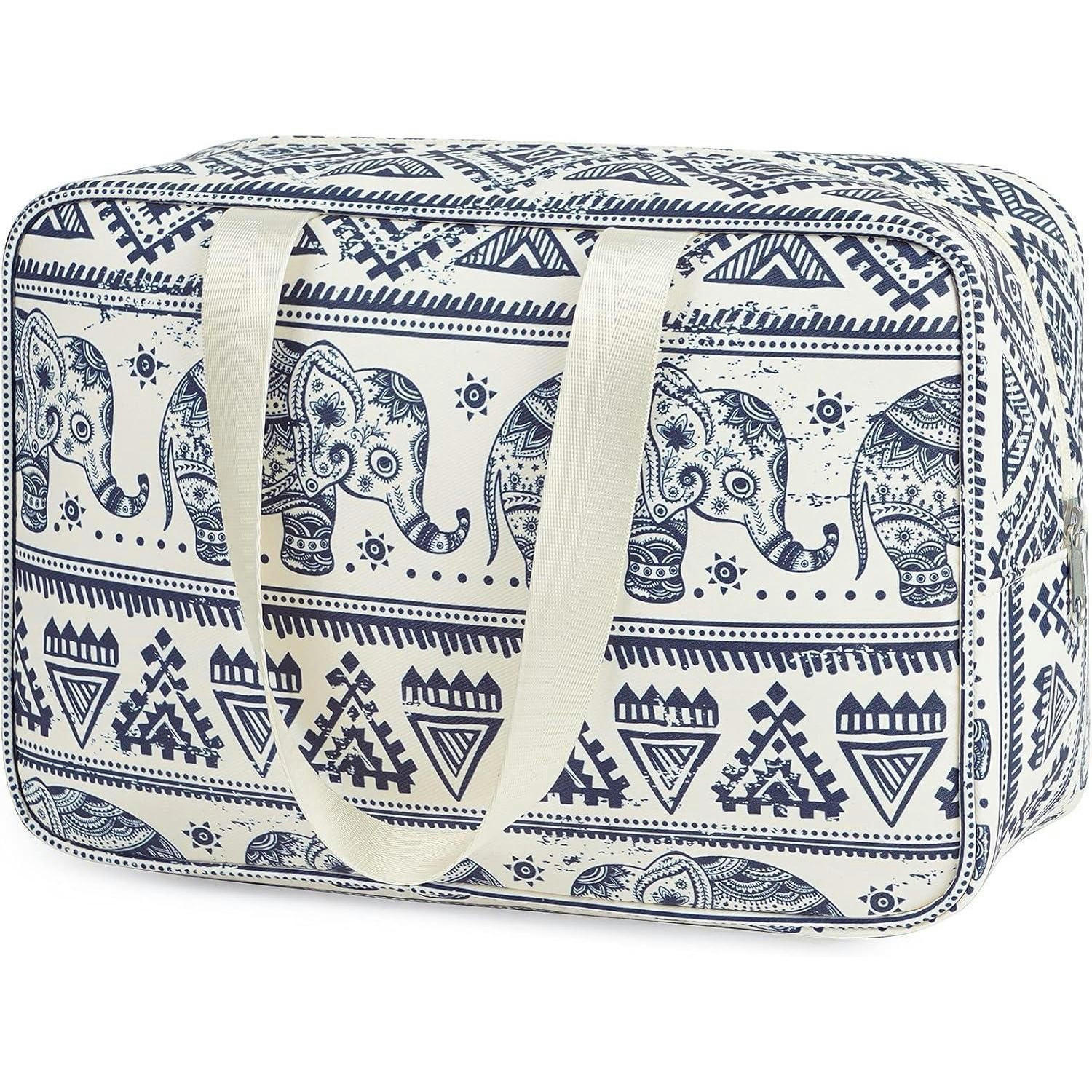 KULTURBEUTEL Elefant 30 x 20 x 12 cm - Multicolor, Textil (1/1/2cm)
