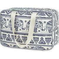 KULTURBEUTEL Elefant 30 x 20 x 12 cm - Multicolor, Textil (1/1/2cm)