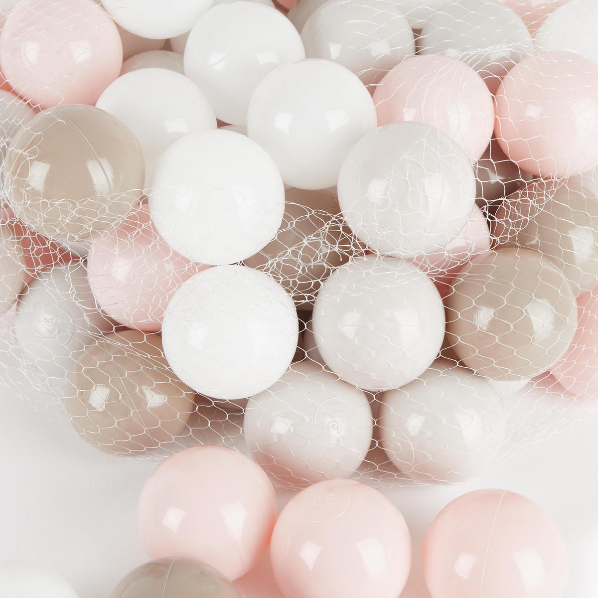 BÄLLE für Bälldebad 100 Stück Cotton - Multicolor, Kunststoff (35/20cm) - Bieco Spielwaren