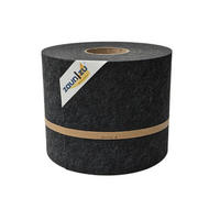 SICHTSCHUTZSTREIFEN Design Vlies für Doppelstabmatten Schwarzgrau 26m - Schwarz, Kunststoff (2600/19cm) - ZAUN|ZU