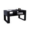 COUCHTISCH Holzwerkstoff rechteckig stabil Schwarz 45/53,6/92cm - Schwarz, Holzwerkstoff (53.6/92/45cm) - CraftPAK
