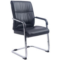 SCHWINGSTUHL Lederlook schwarz - Schwarz, Textil/Metall (58/102/65cm) - CLP