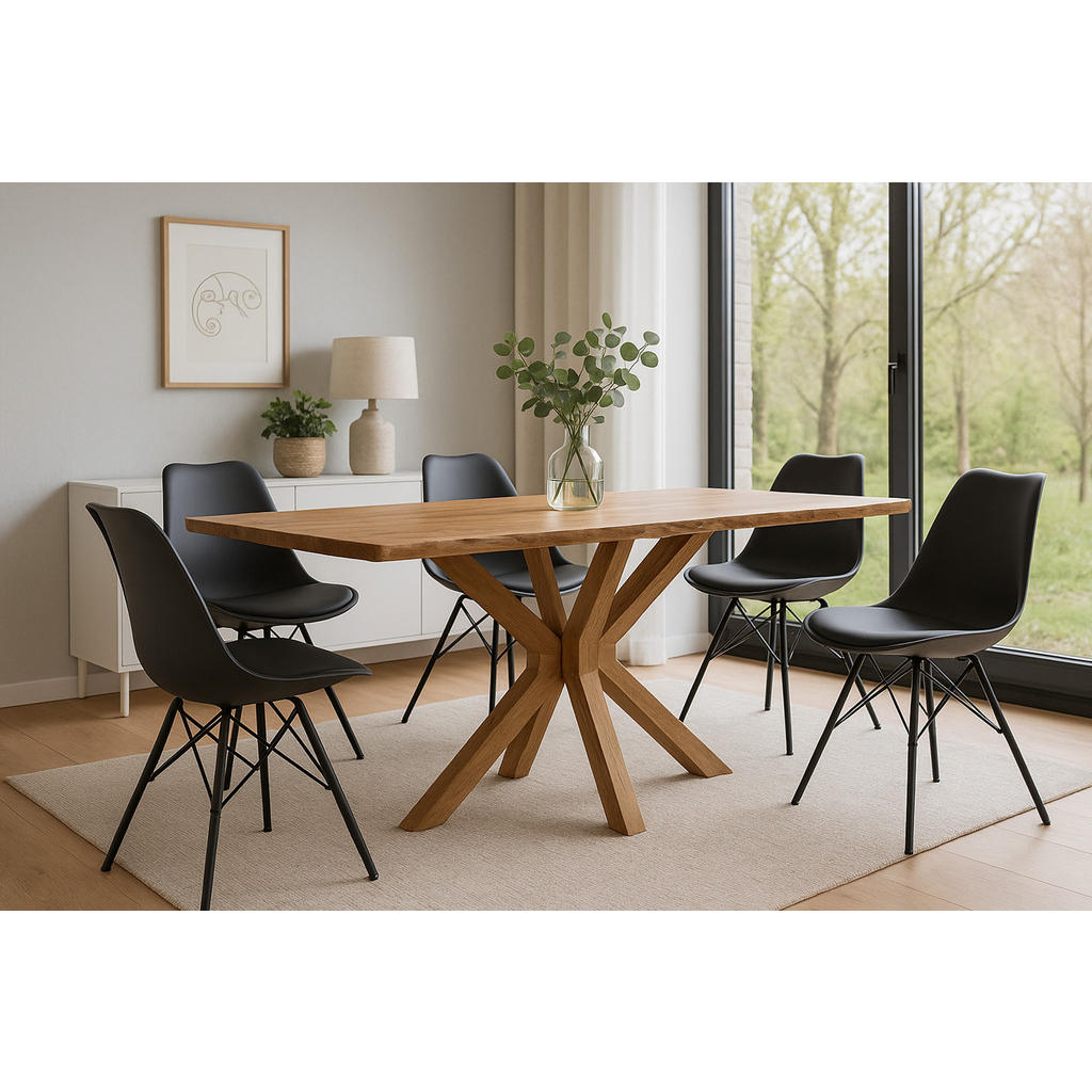 Thumbnail - SAM Esstisch, Beige, Holz, Echtholz,Akazie, 180x77x90 cm, Esszimmer, Tische, Esstische