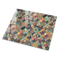 GLASPLATTE 80x60 cm – Mosaik der Farben - Beige, Glas (0.4/80/60cm) - ArtPrintCave