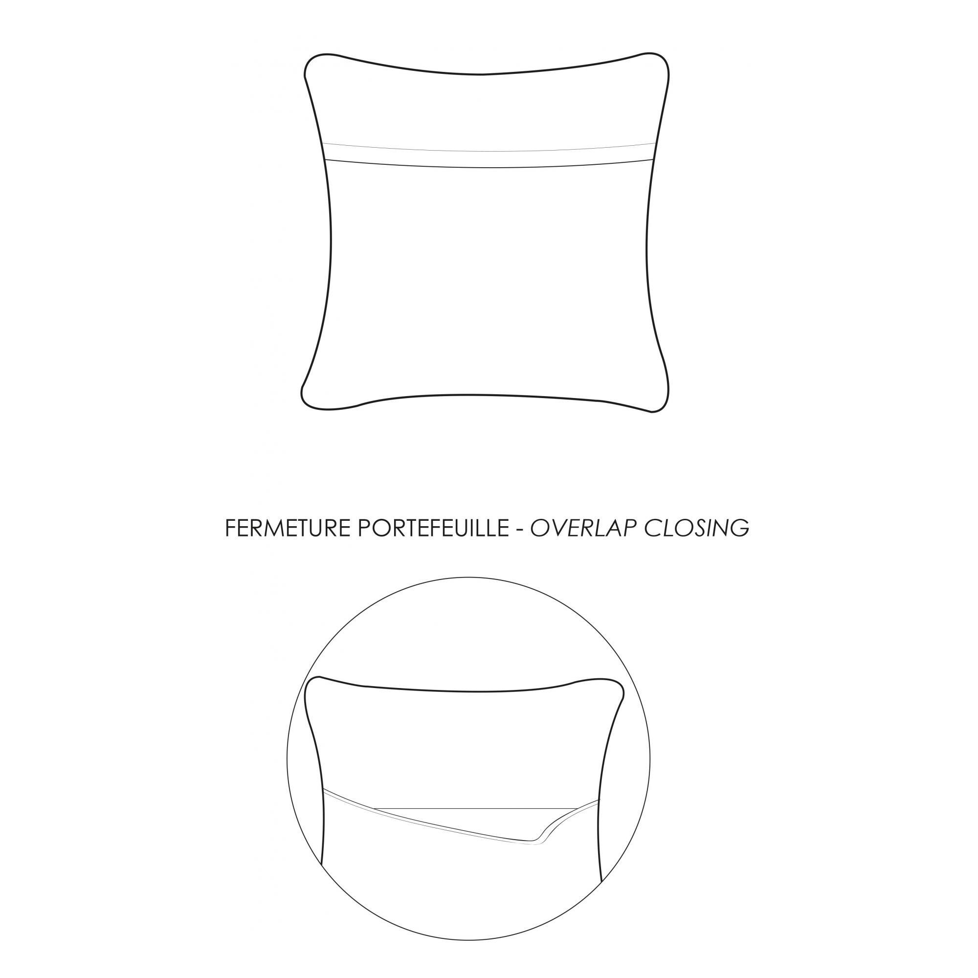 KISSEN Tana brume 40 x 65 cm - Lila, Textil (40/65cm) - Vivaraise