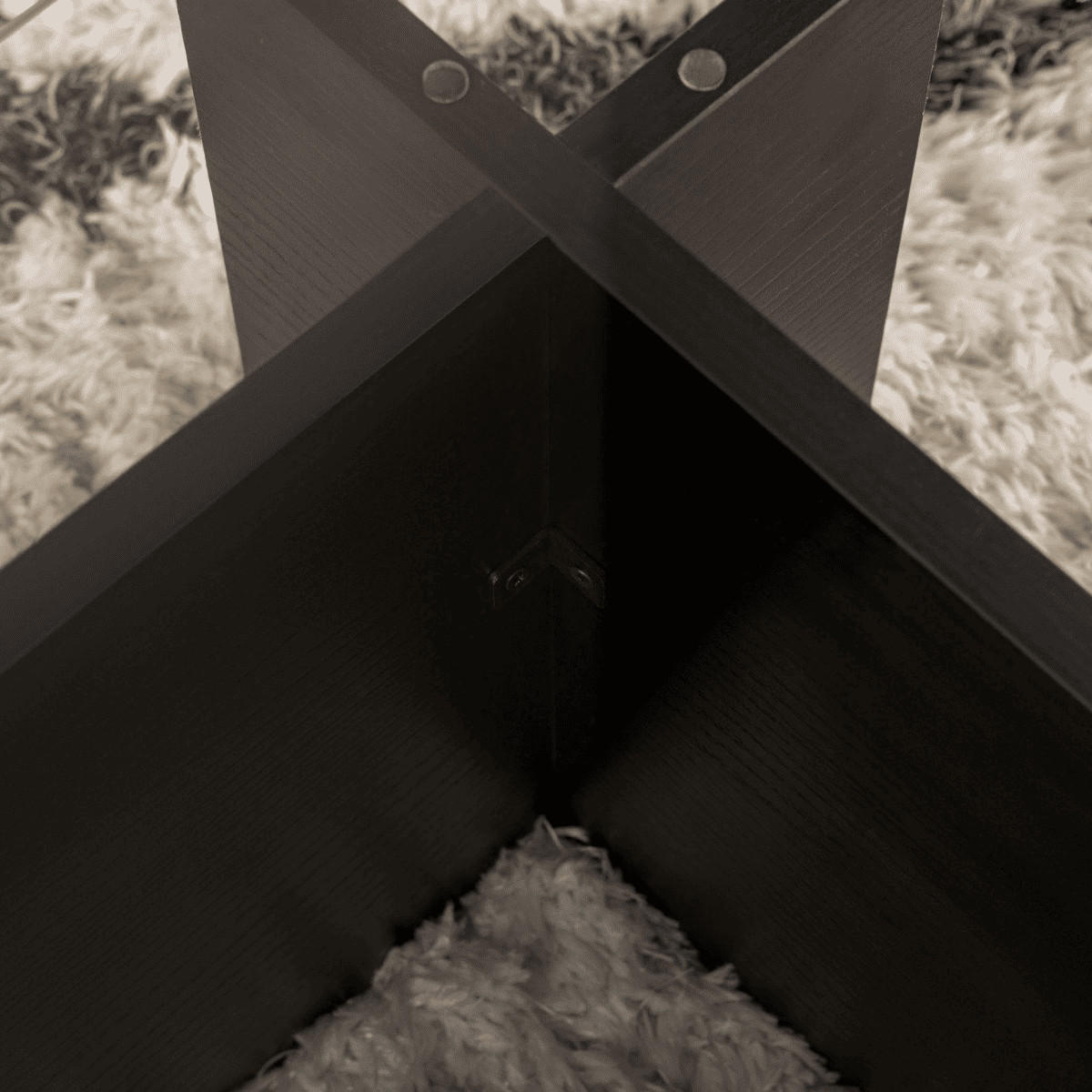 COUCHTISCH mit Tischplatte aus gehärtetem Glas 105/65/30 cm - Eichefarben, Holzwerkstoff (110/65/30cm) - Calicosy