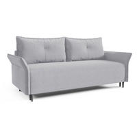 SOFA Hellgrau ASZTON Mit Dünnen Armlehnen - Grau, Naturmaterialen/Textil (235/100/86cm) - Sepro Meble