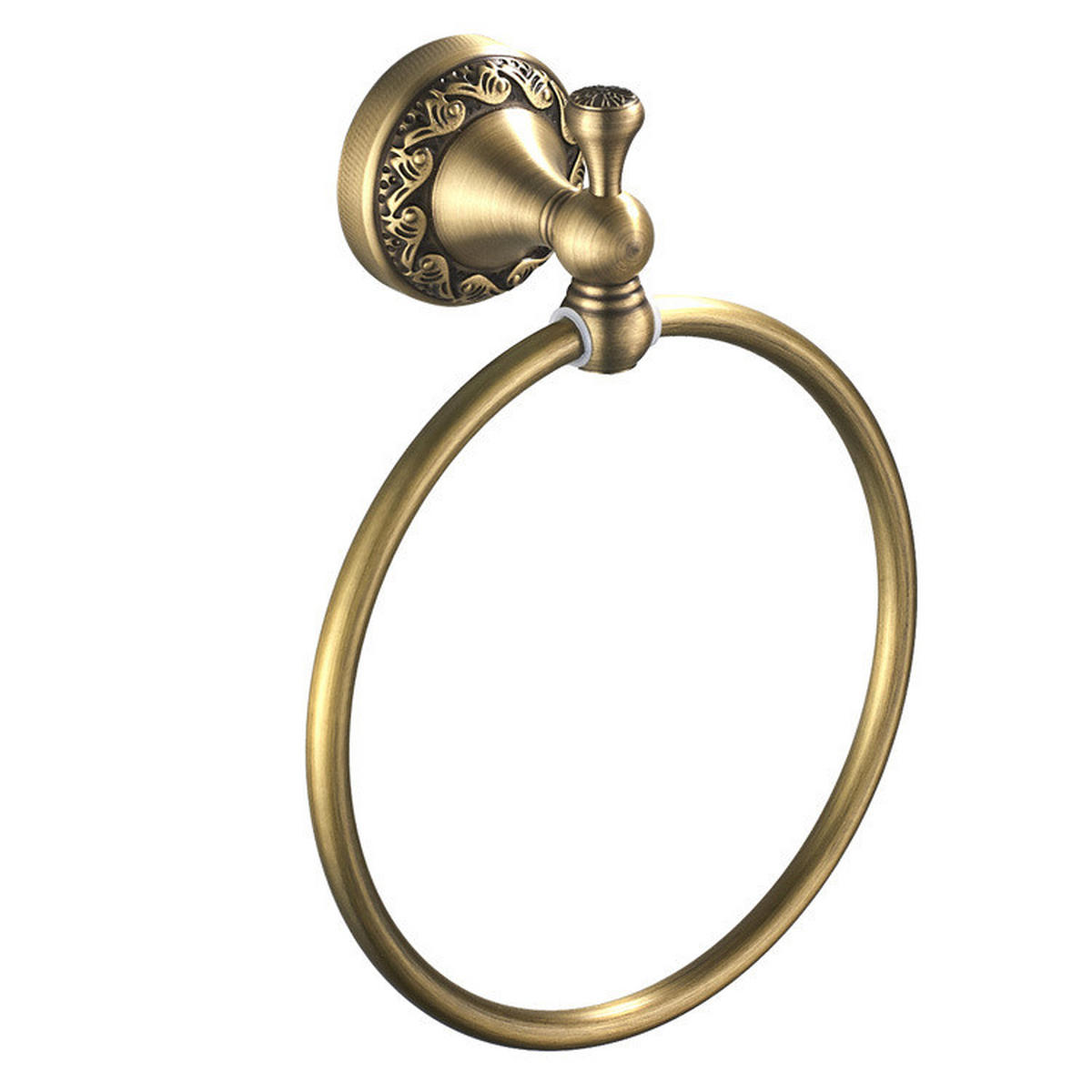HANDTUCHRING – Antikgold – 18 cm Durchmesser - Goldfarben, Metall (18/7/20cm)