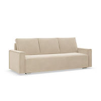 SOFA 3-SITZER MIT SCHLAFFUNKTION NOTO Beige - Beige, Textil (95/92/220cm) - Mebligo