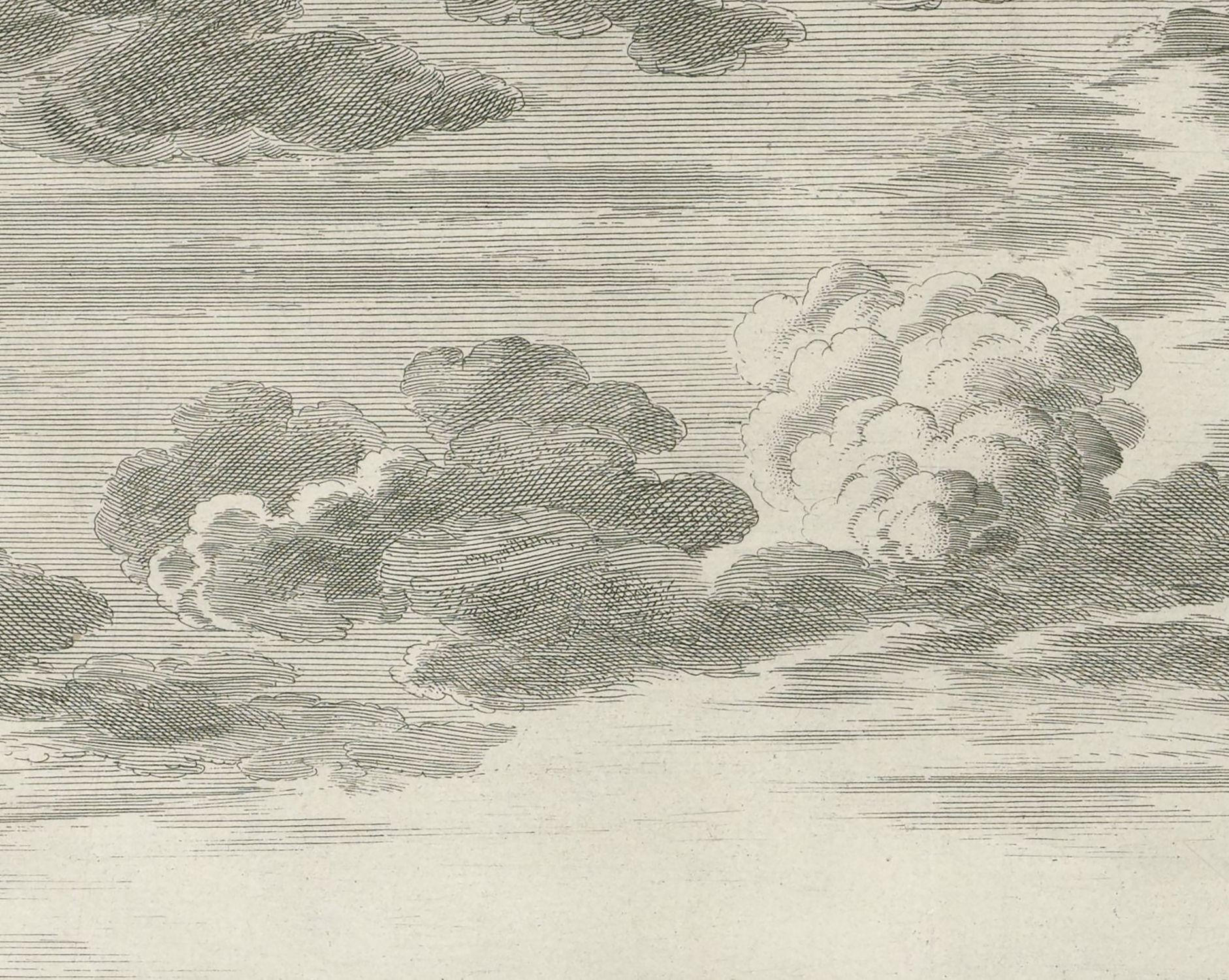 FOTOTAPETE Wolken 350 x 279 cm - Grau, Papier (350/279cm) - ESTAhome