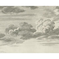FOTOTAPETE Wolken 350 x 279 cm - Grau, Papier (350/279cm) - ESTAhome