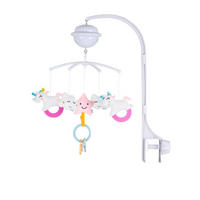 MUSIKMOBILE MILD023 rosa Bluetooth-Funktion, Projektor, Plüschfiguren, Universalklemme - Rosa, Kunststoff (32/61/55cm) - Chipolino