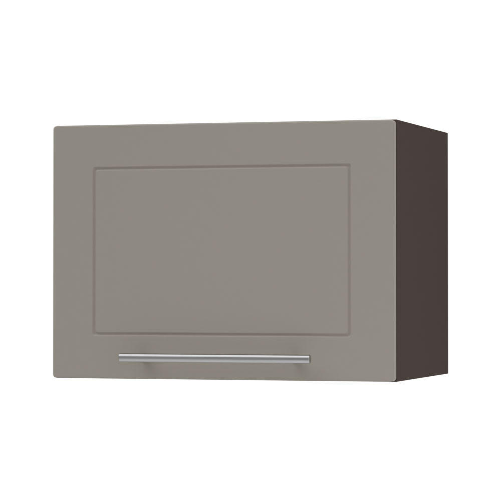KÜCHENHÄNGESCHRANK Kvantum W4B/50 Beige Matt / Lava Matt 50 / 32,5 / 36cm - Dunkelgrau/Beige, Holz/Holzwerkstoff (50/36/32.5cm) - Feldmann-Wohnen