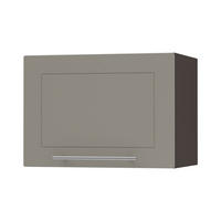 KÜCHENHÄNGESCHRANK Kvantum W4B/50 Beige Matt / Lava Matt 50 / 32,5 / 36cm - Dunkelgrau/Beige, Holz/Holzwerkstoff (50/36/32.5cm) - Feldmann-Wohnen