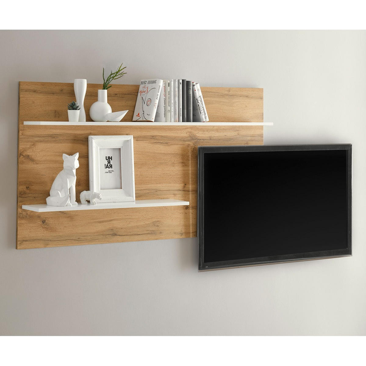 WANDREGAL Crisp-61 - Braun, Holzwerkstoff (155/80/20cm) - Lomado