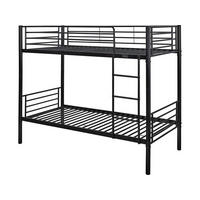 ETAGENBETT Adam Grau - Grau, Metall (90/190cm) - Habitat Garten