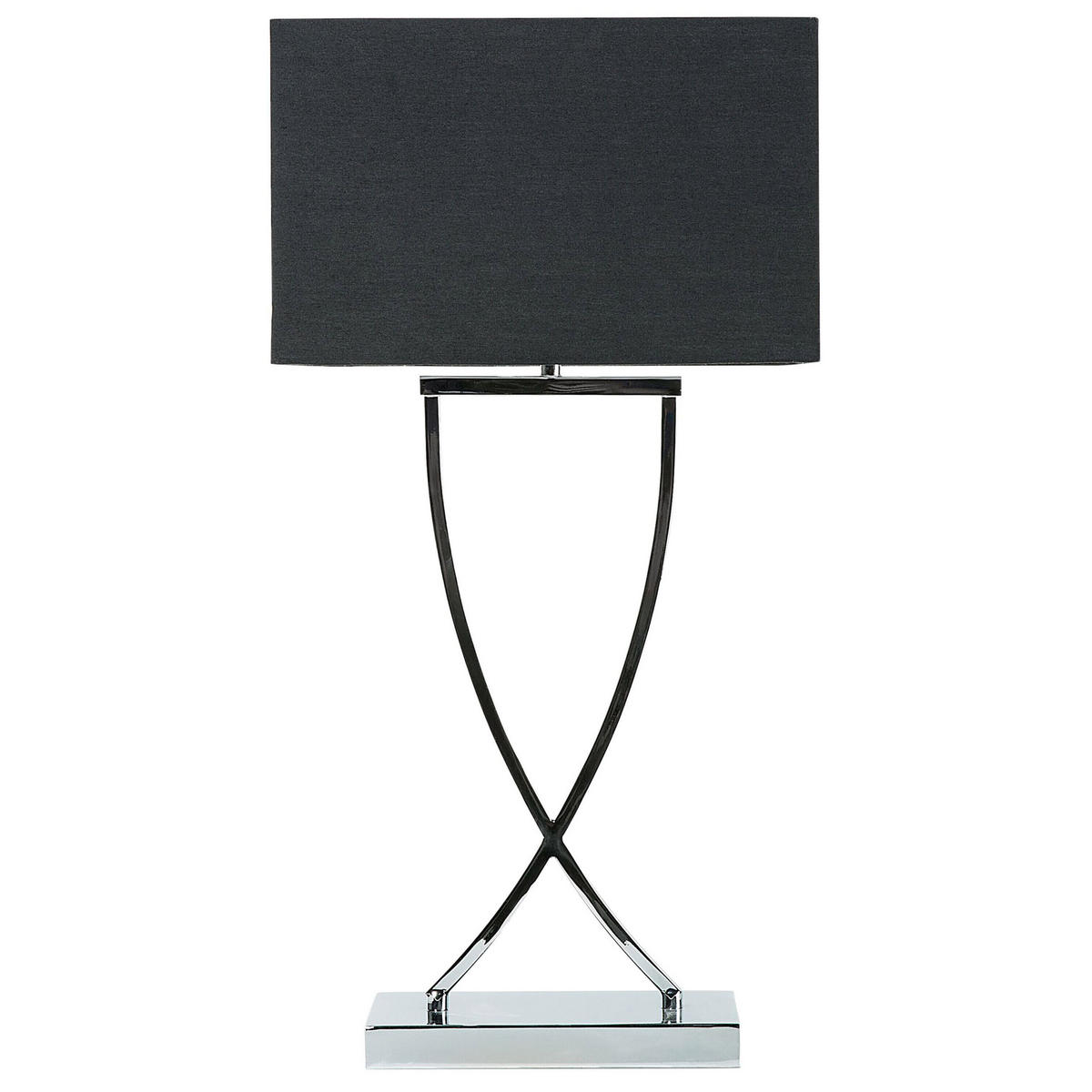 TISCHLAMPE Yasuni 20/32/62 cm - Schwarz, Metall (20/32/62cm) - Beliani
