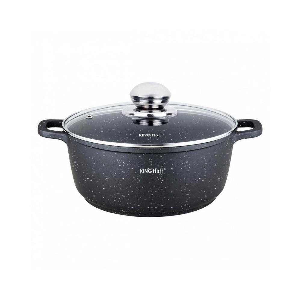 TOPF Schwarz 28/28/12 cm 27960 - Schwarz, Metall (28cm) - Kinghoff 