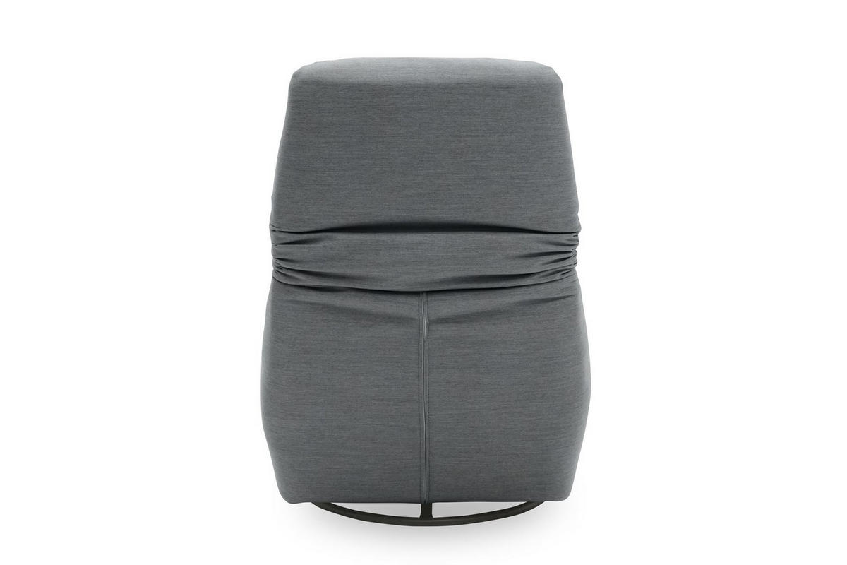 GARTENLOUNGE-RELAXSESSEL 2 Branwen 68x67x88 Outdoorbezug in dunkelgrau - Grau, Kunststoff (68/67/88cm) - 58aufmkessel