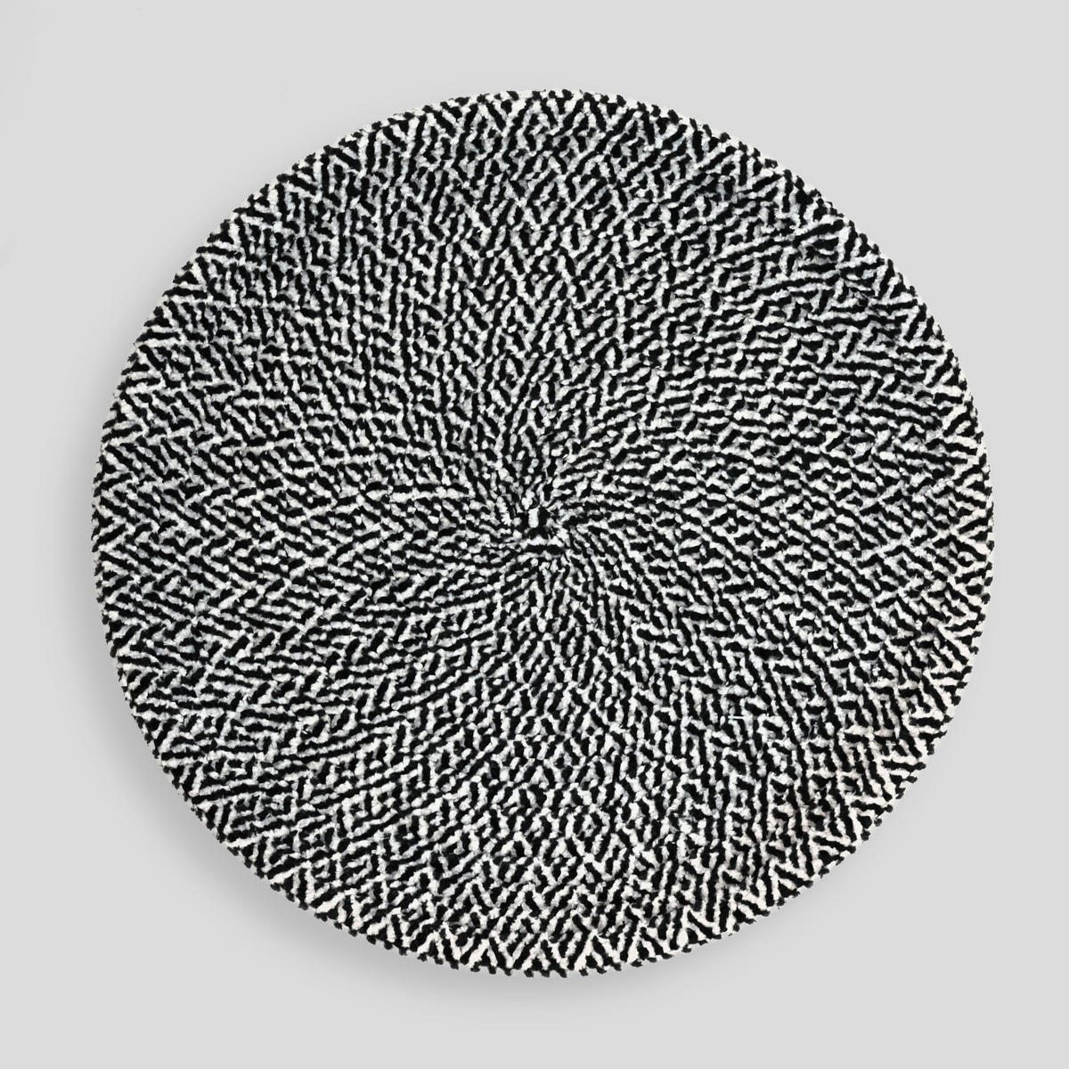 DEKORATIVES-TISCHSET Tabita - Schwarz, Textil (38cm) - home&you