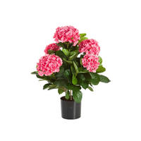 HORTENSIEN Künstliche Hortensie - Nils 53 cm - Pink, Kunststoff (53cm) - aplanta