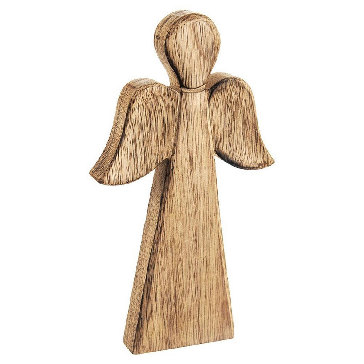 WEIHNACHTSENGEL Mango-Holz 24 cm Naturfarben - Naturfarben, Holz (13/24/2.5cm) - Orion 