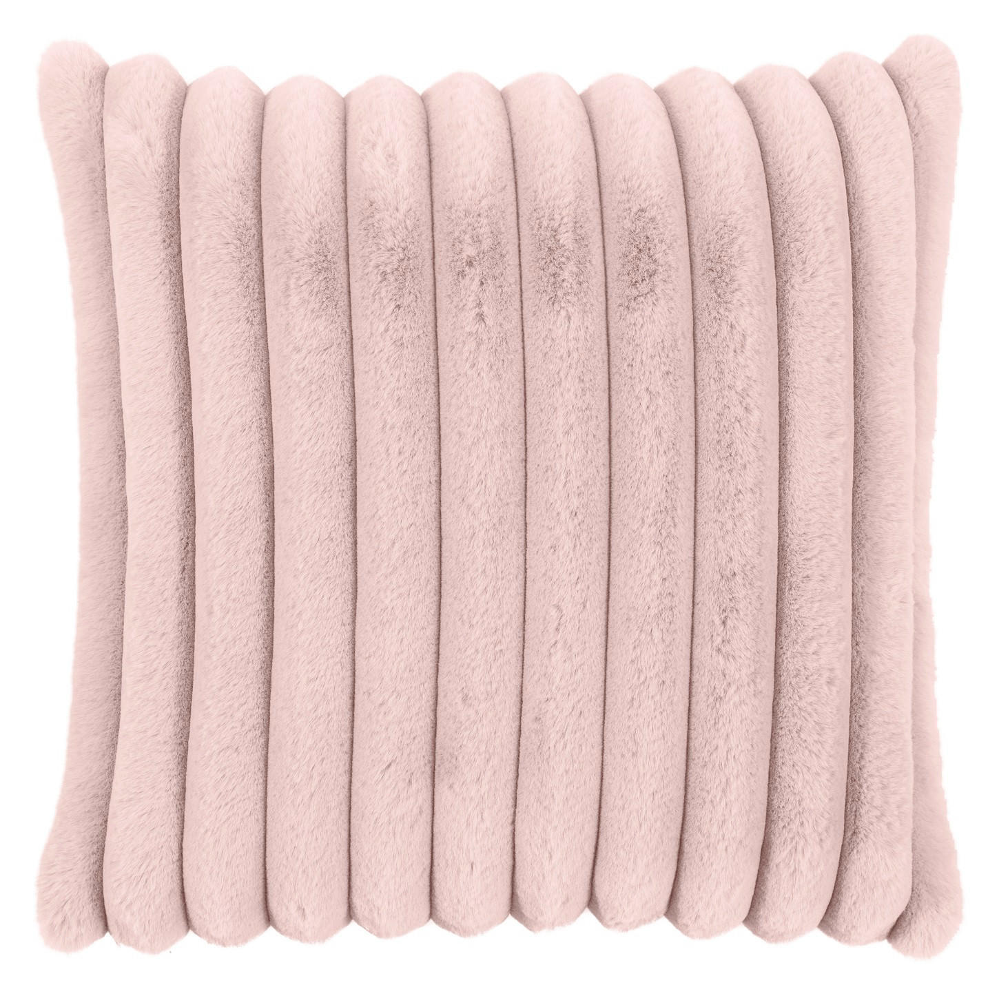 KISSENHÜLLE Raya Streifen Look altrose - Altrosa, Textil (45/45cm) - Magma Heimtexx