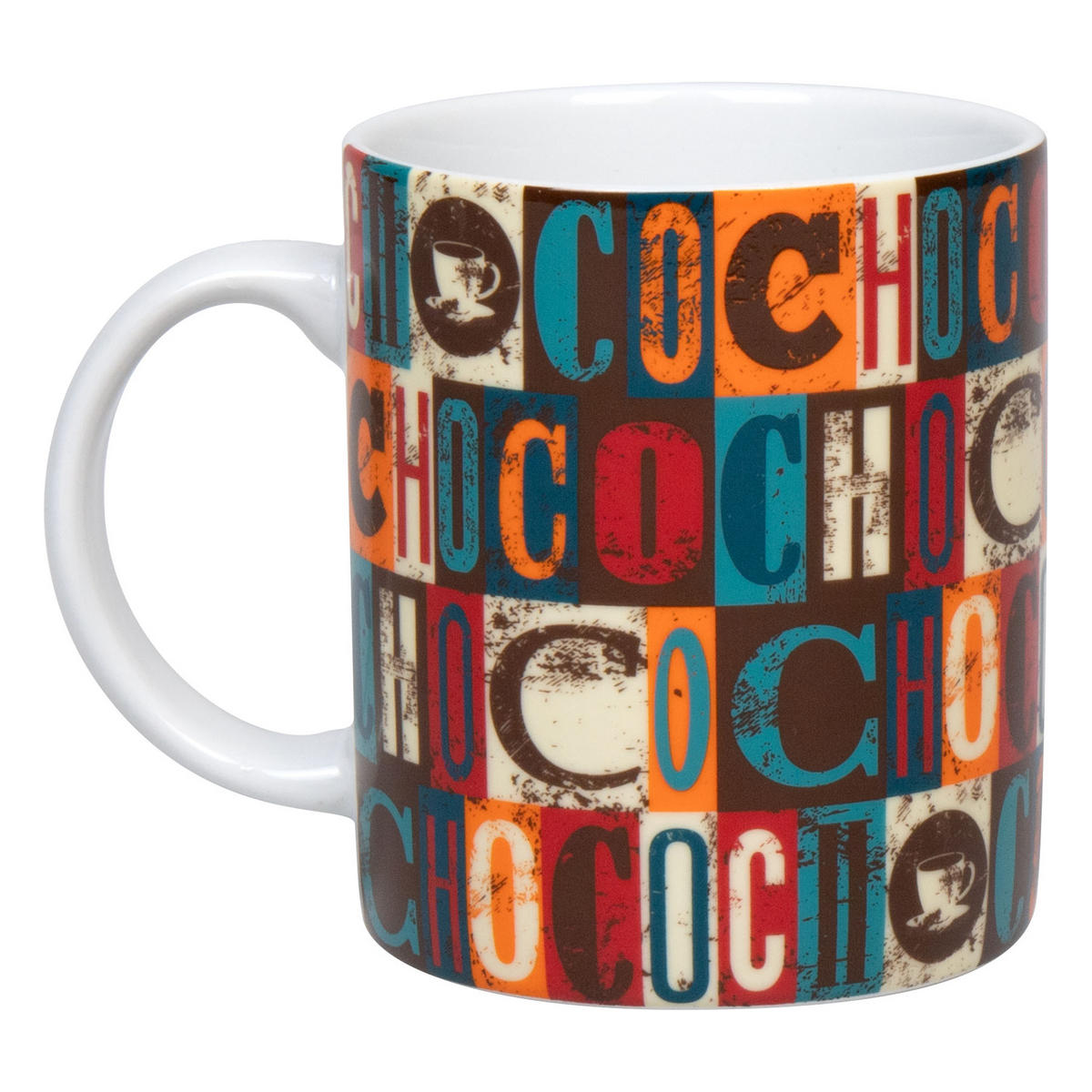 KAFFEEBECHER Choco Squares - Naturfarben, Keramik (0.3L) - Könitz