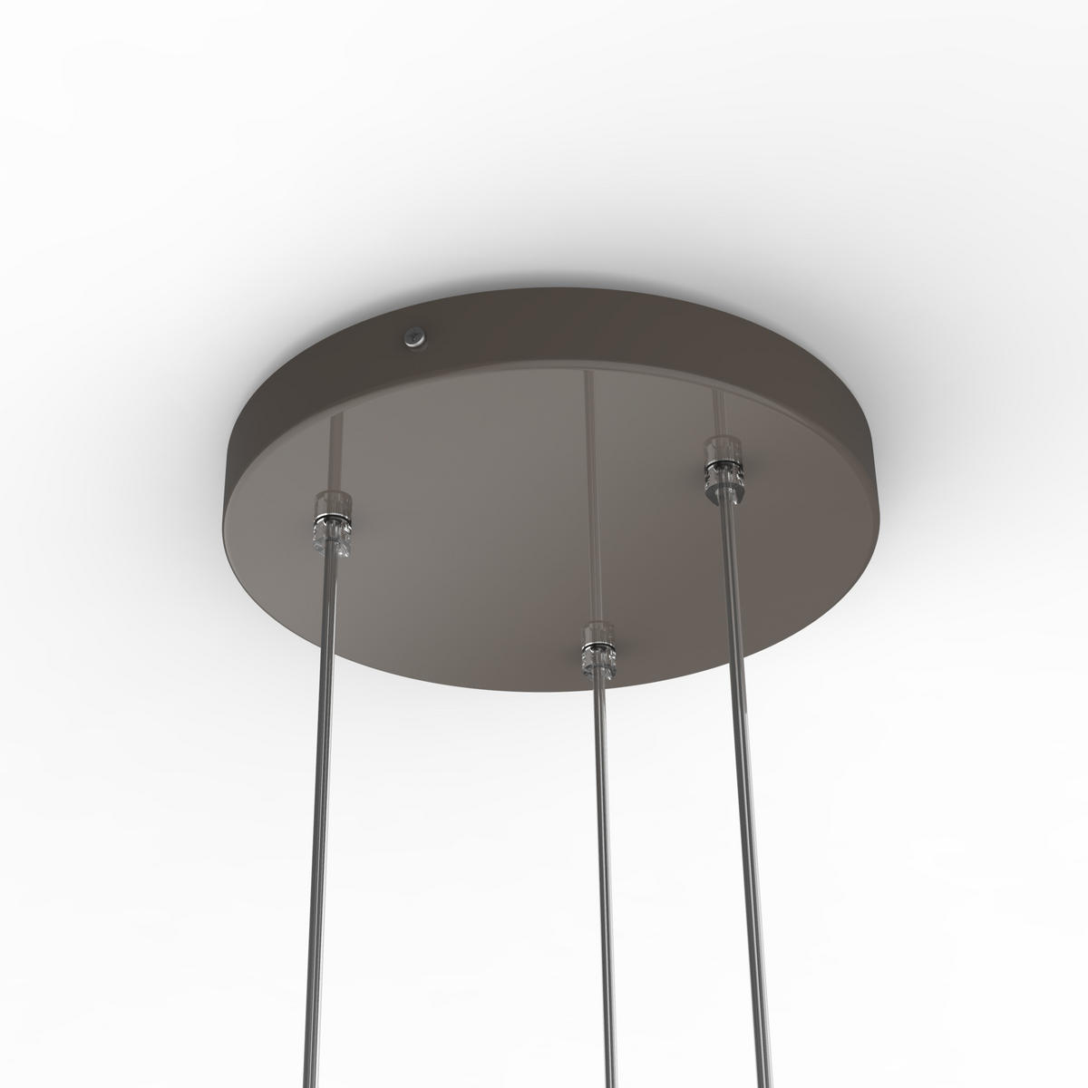 HÄNGELEUCHTE - Graubraun, Metall (35/35/22cm) - Lumicom