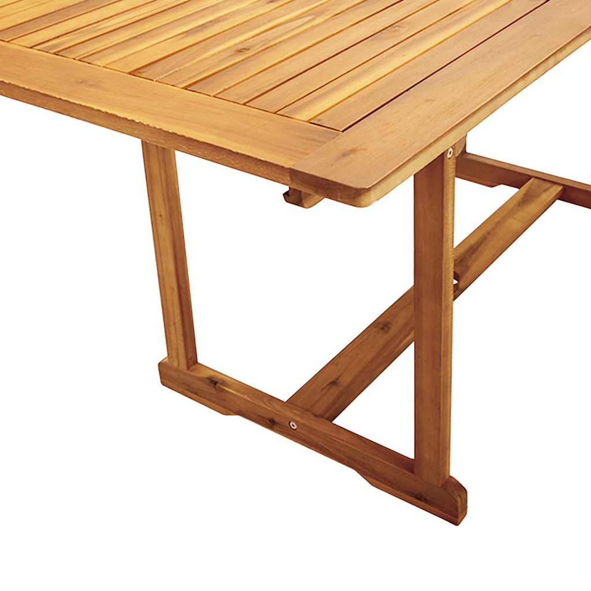 GARTEN-ESSGRUPPE 7Er Set Massivholz Akazie Und Textilene - Braun, Holz - vidaXL