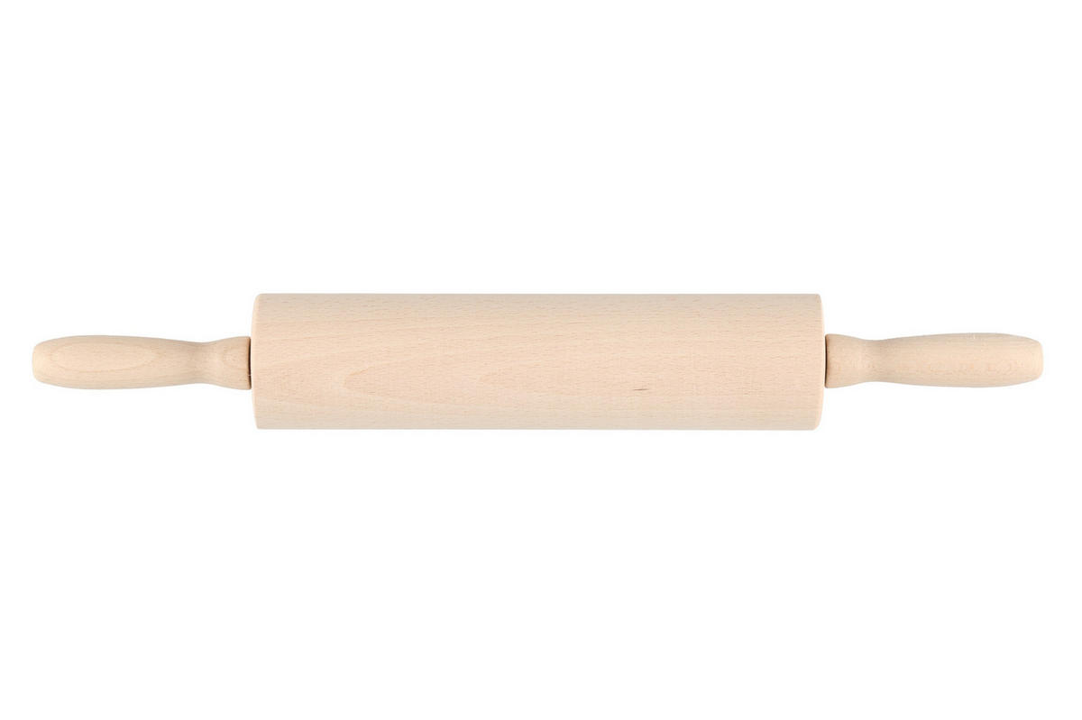 TEIGROLLE Holz 43 cm - Beige, Holz (6cm)