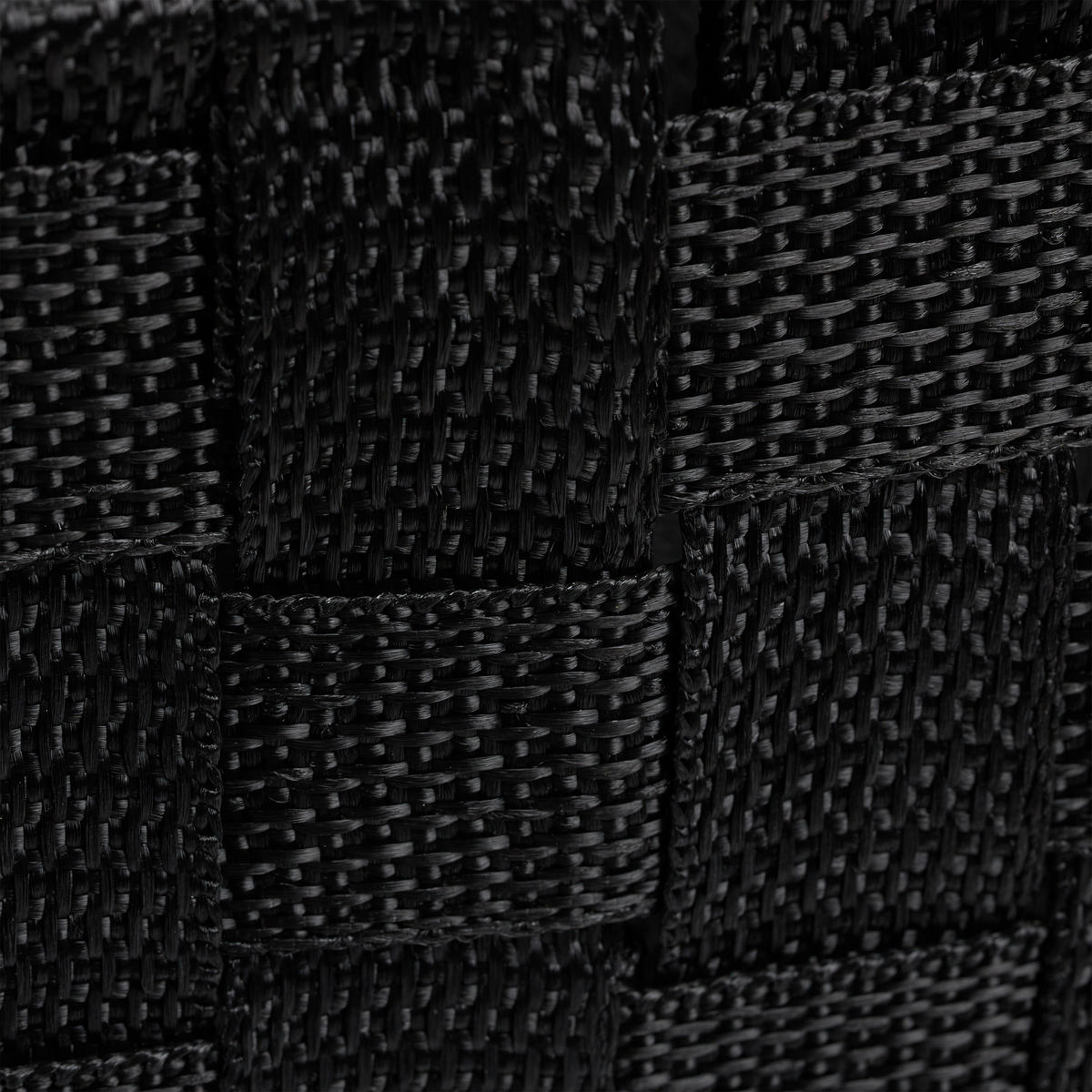 ÚLOŽNÝ kôš - čierna, kov/plast (32/10/21cm) - Relaxdays