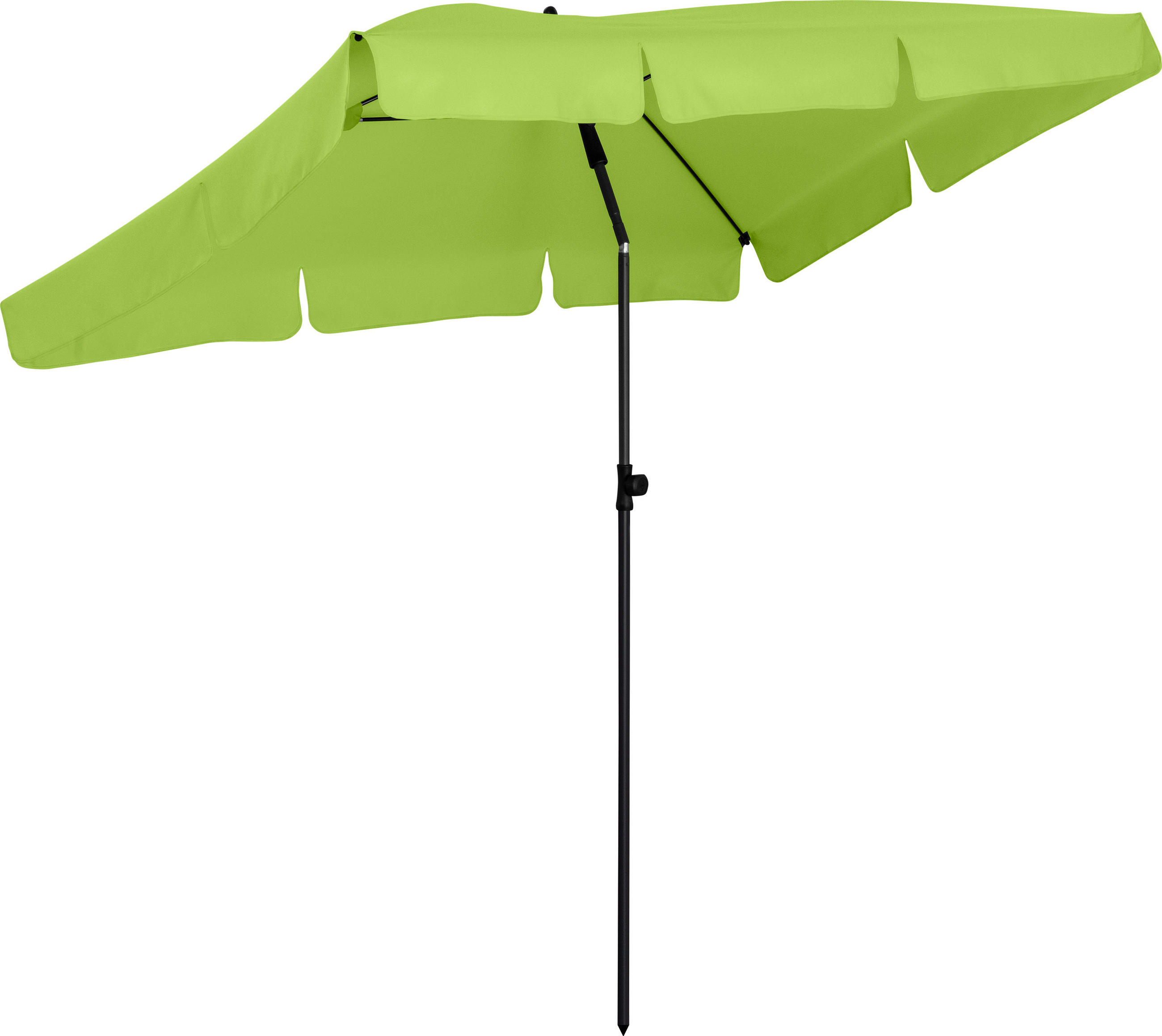 SONNENSCHIRM 122/200/126 cm - Grün, Kunststoff (200/122cm) - FARE