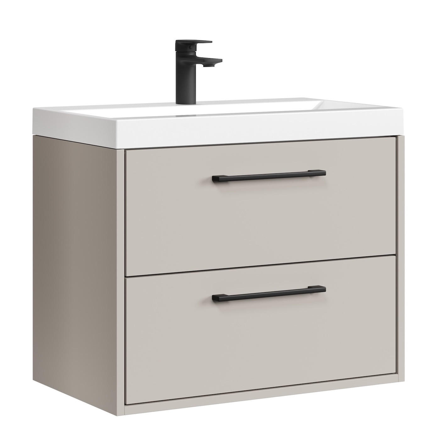 BADMÖBEL-SET Florence 2 Teile Cashmere - 60 x 35 x 51 cm - Kaschmir, Holz (60/51/35cm) - Badplaats