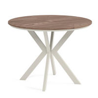 TISCH Kaschmir EWA Ausziehbar - Kaschmir/Walnussfarben, Holzwerkstoff (100/100/76cm) - Sepro Meble