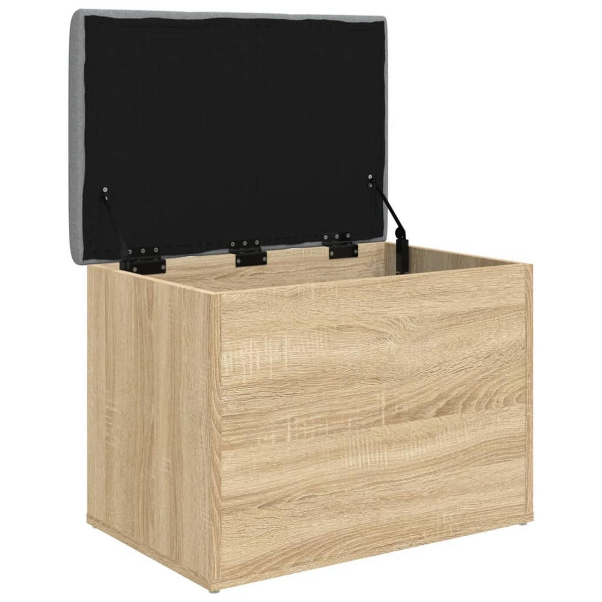 SITZBANK Jona mit Stauraum Sonoma-Eiche 62x42x45 cm - Sonoma Eiche, Holz (62/45/42cm) - DELUKE