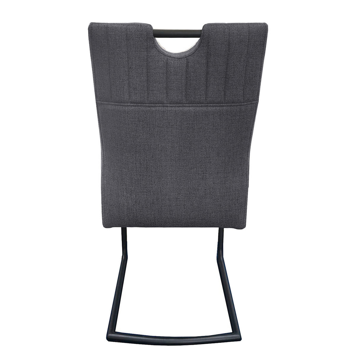 FREISCHWINGER 2ER-SET - Metall / Textil - Grau, Textil/Metall (49/98/63cm) - home24