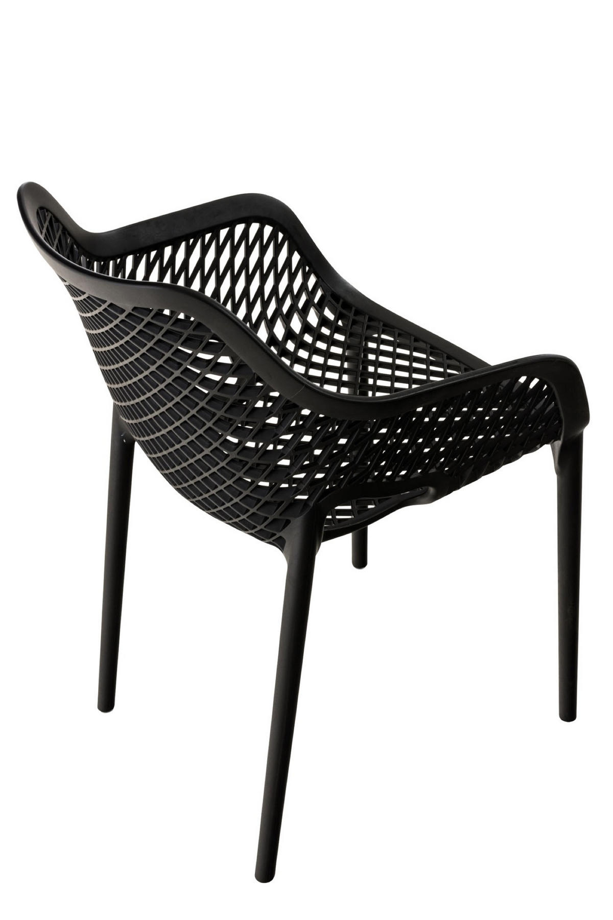 GARTENSTUHL Aero XL schwarz - Schwarz, Kunststoff (57/60/81cm) - TPFGarden
