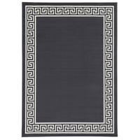 TEPPICH TRENDLINE RÖMISCH BORDÜRE - Anthrazit, Textil (140/200cm) - Pergamon