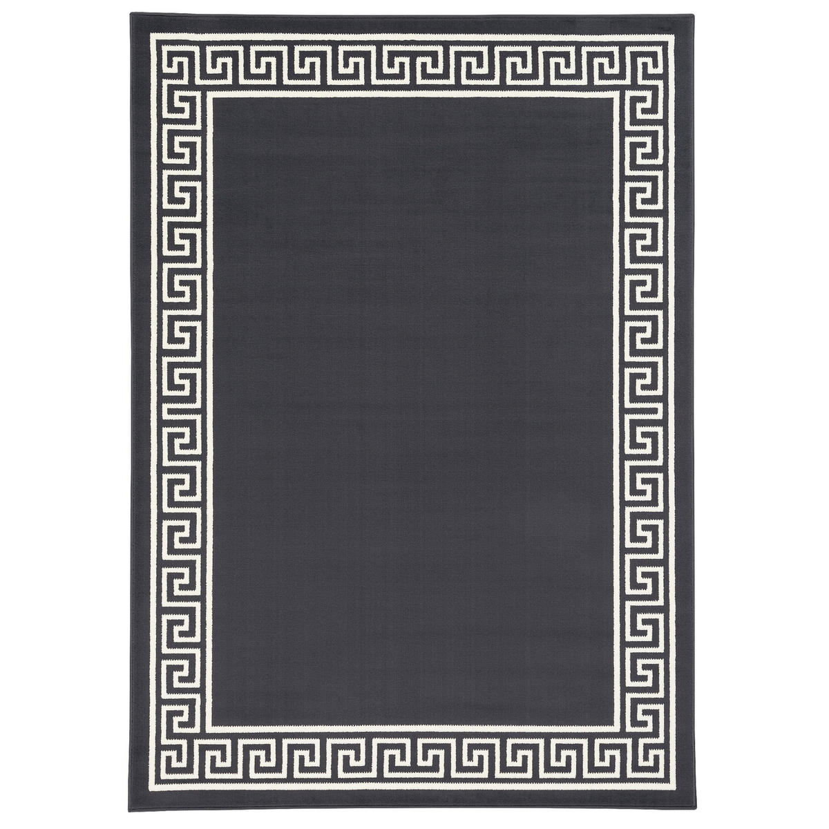 TEPPICH TRENDLINE RÖMISCH BORDÜRE - Anthrazit, Textil (140/200cm) - Pergamon