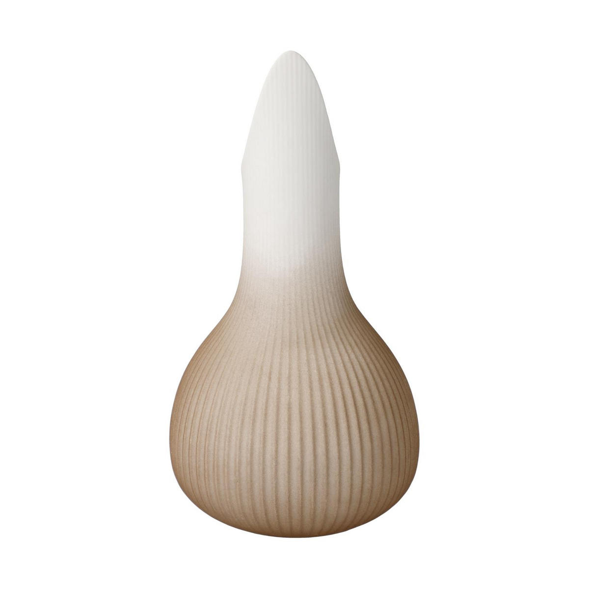 VASE Studio 8 Raindrop Powder beige 15 cm - Beige, Keramik (15cm) - Goebel